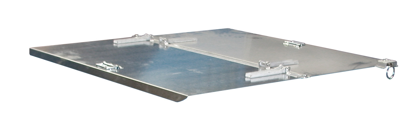 Deckel für Kippbehälter Typ AK, verzinkt