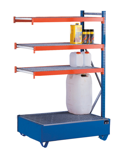 W100 Umweltregal inkl. Gitterroste & Auffangwanne