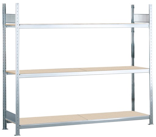 WS2000 - Weitspannregal mit Spanplatten-Böden, Fachlast 400 kg