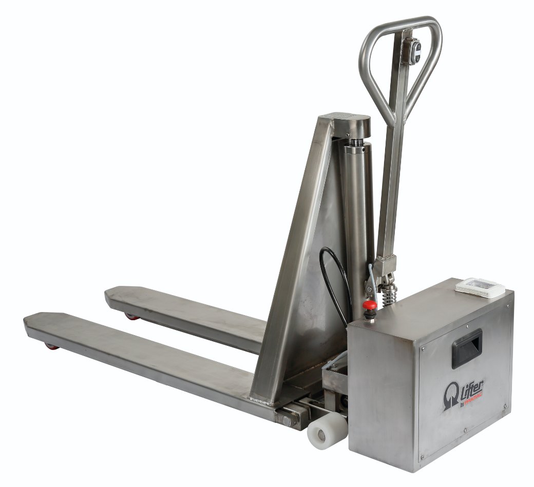 Elektrischer Edelstahl - Scherenhubwagen HX 10E INOX