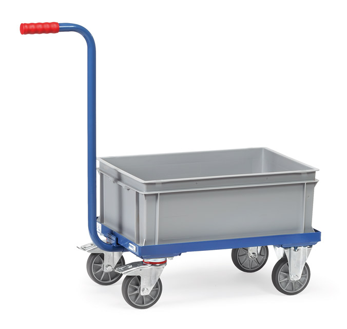 Griffroller mit Kunststoffkasten, Tragkraft 250 kg