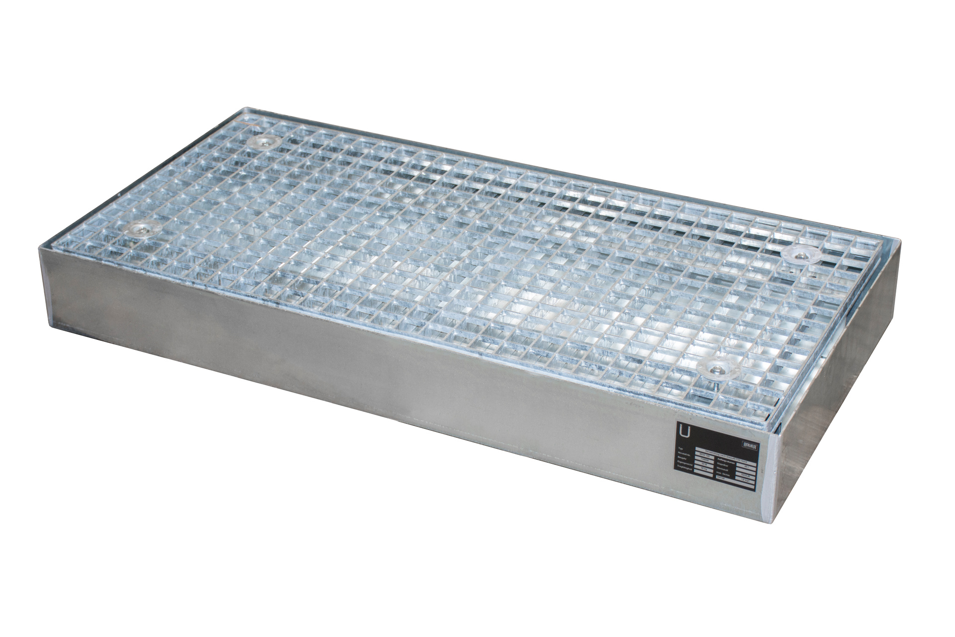 Bodenschutzwanne Typ BSW 121 (Höhe 123 mm)