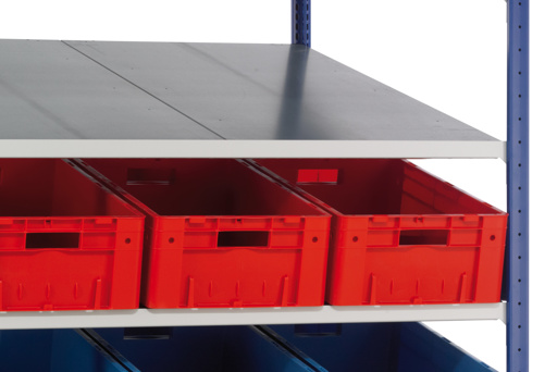 XL-Schrägbodenregal MULTIplus 150, für Behälter und Kästen