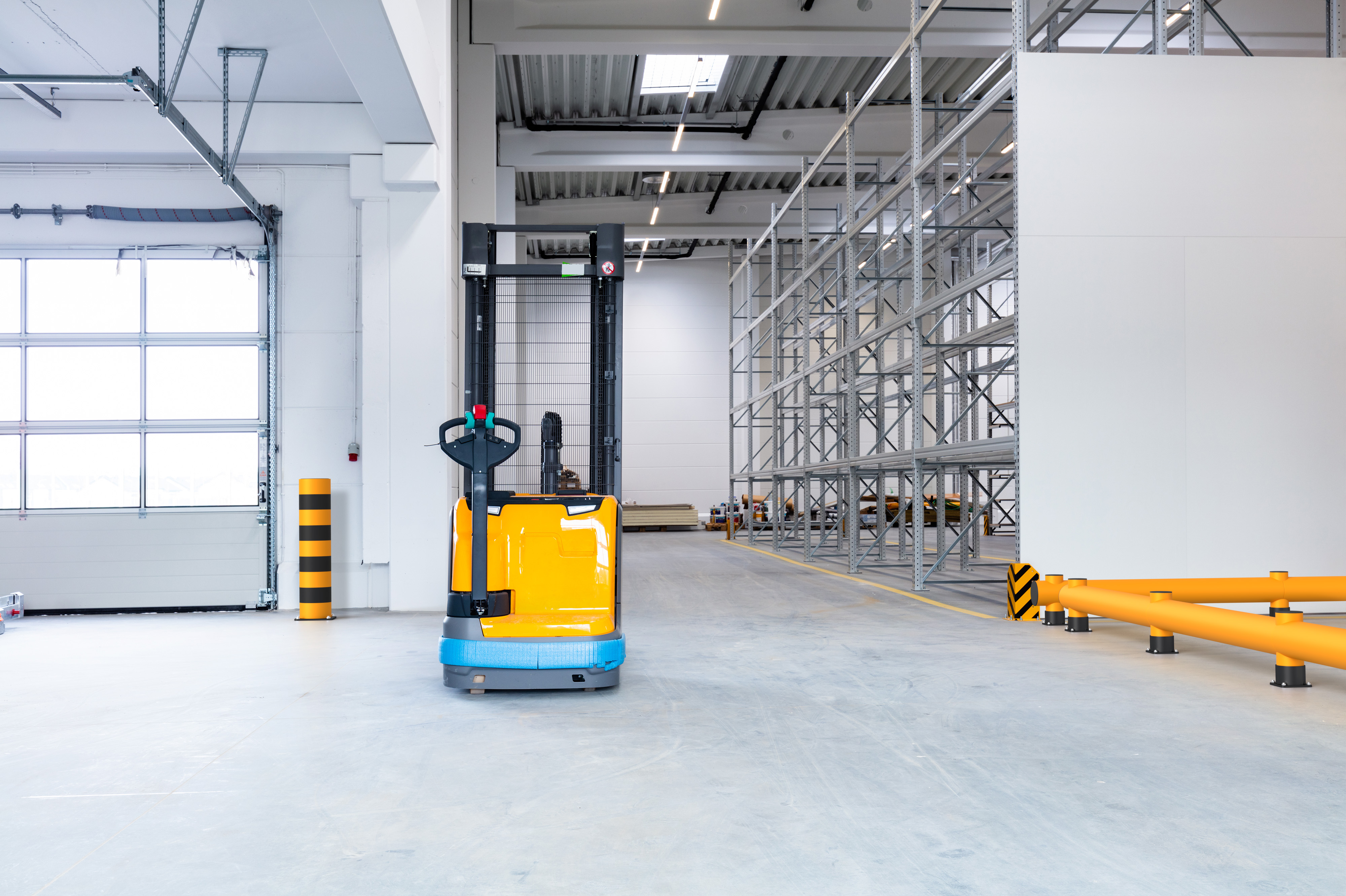 Rammschutzbarriere Einzelplanke, H 390 mm