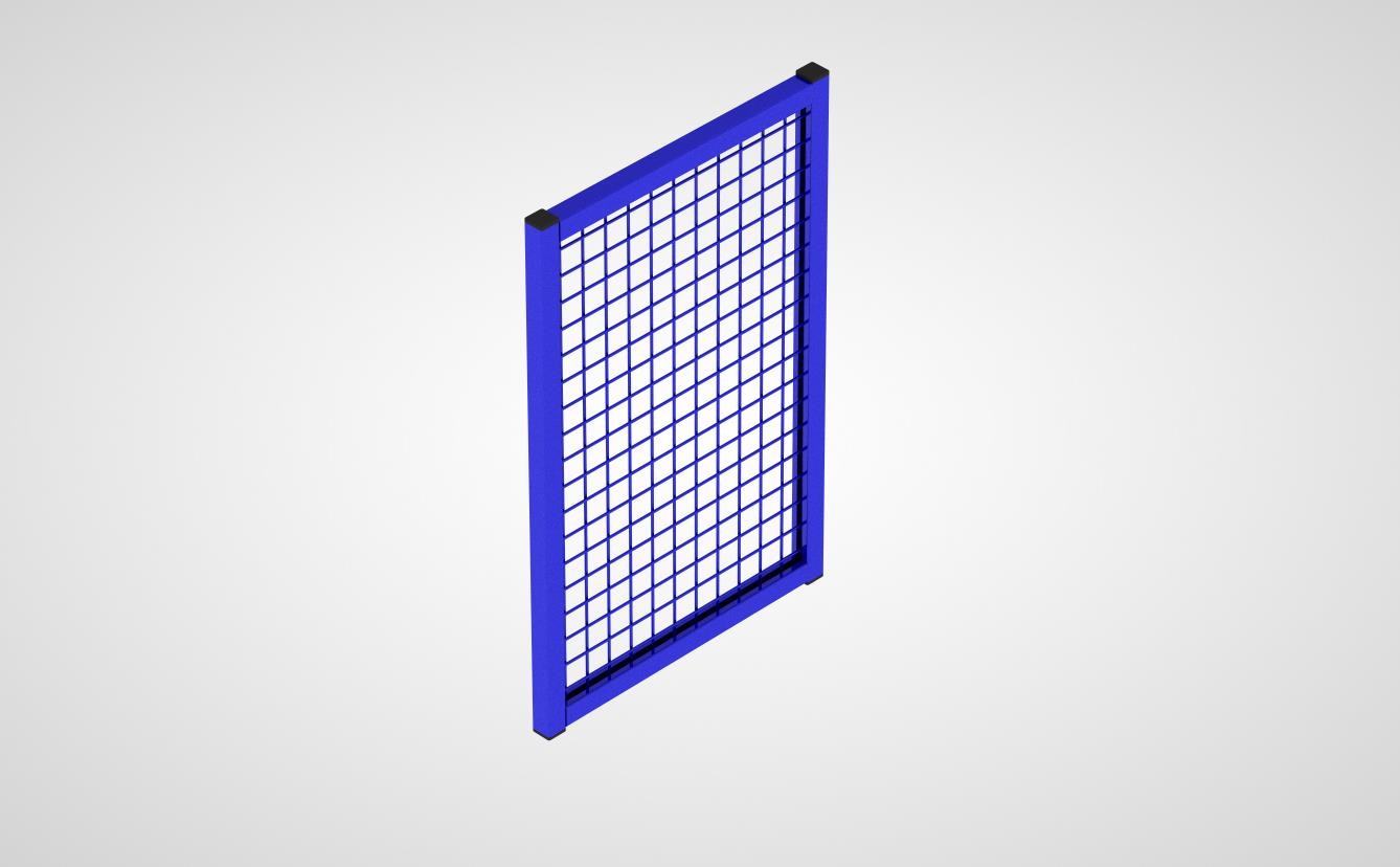 Aufsatz-Wandelement mit Gitterfüllung (System 9200)