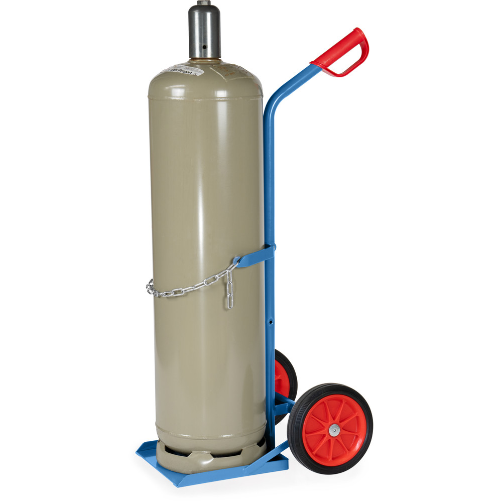 Stahlflaschenkarre für eine 33 kg-Propangasflasche
