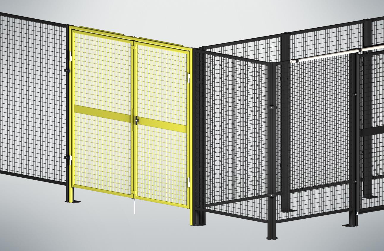 Doppeltür f. Maschinenschutzzaun (System 9900)