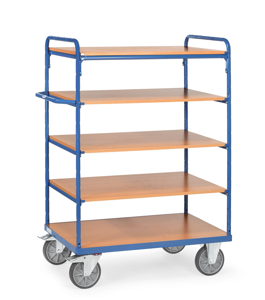 Etagenwagen mit 5 Ebenen, Tragkraft 600 kg