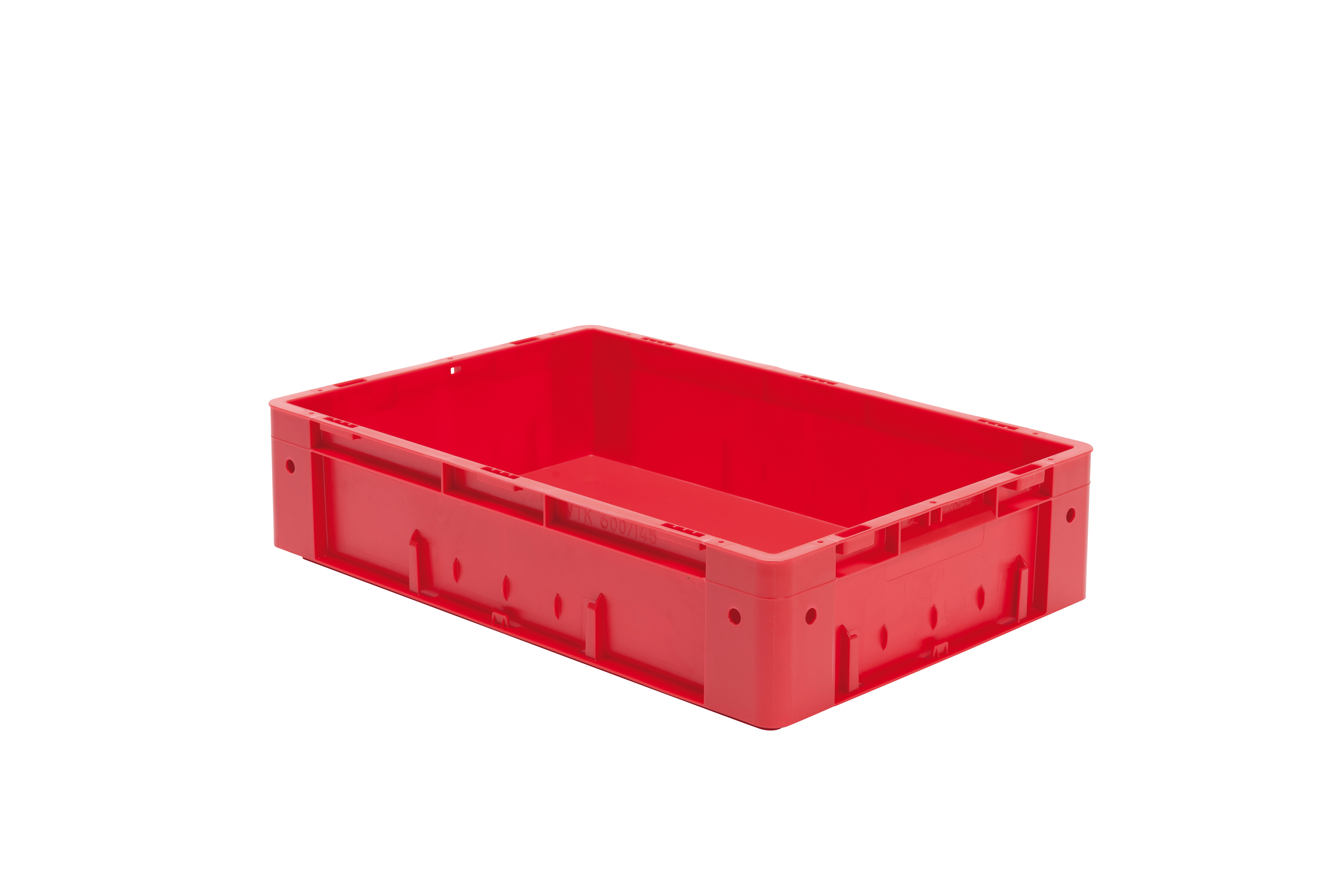2 Stück Schwerlast-Transport-Stapelkasten VTK, L600 x B400 mm