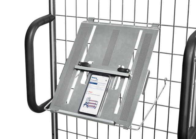 Tablethalterung für Kommissionierwagen