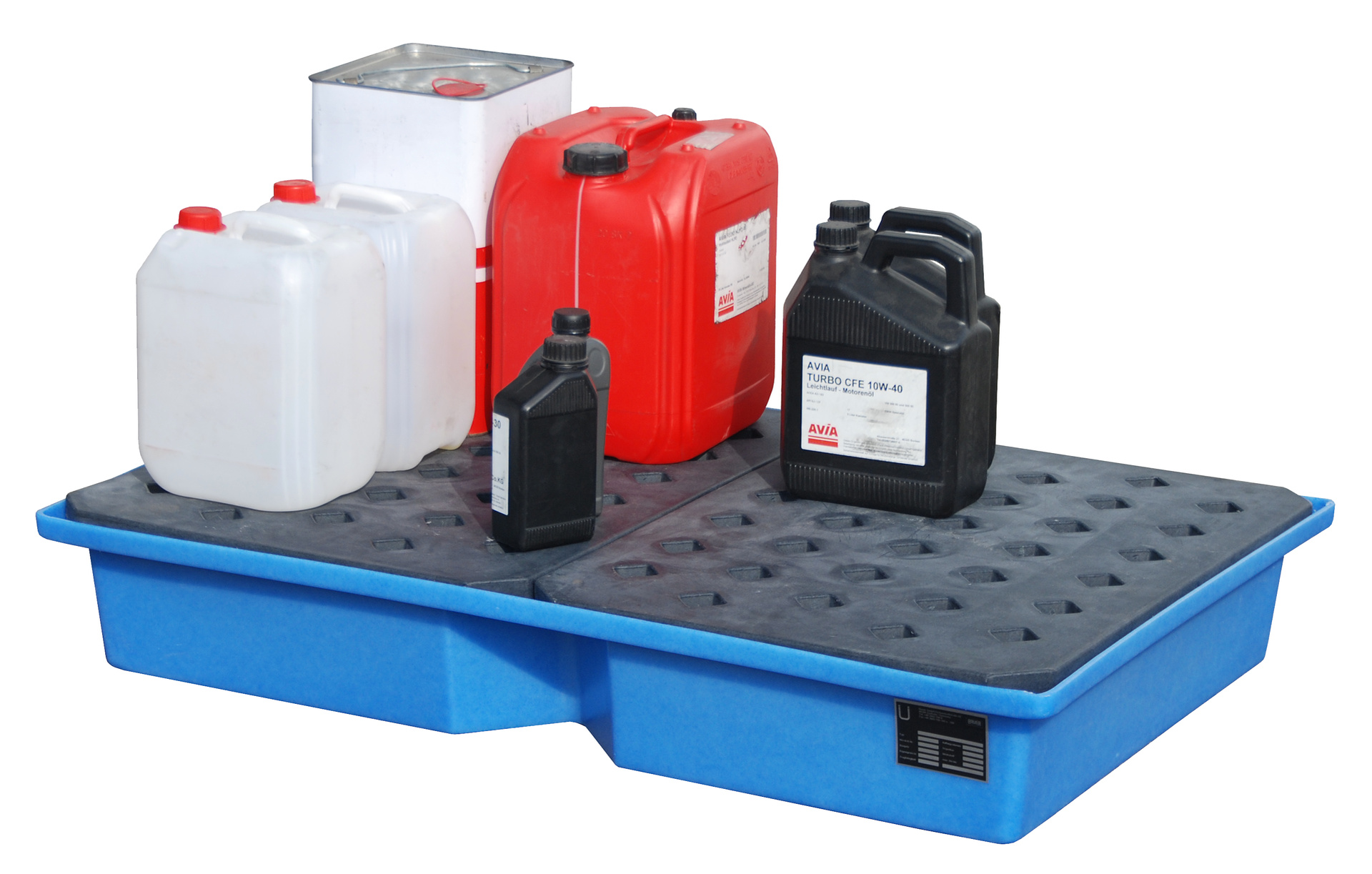 Paletten-Auffangwanne aus PE Typ KWP-P