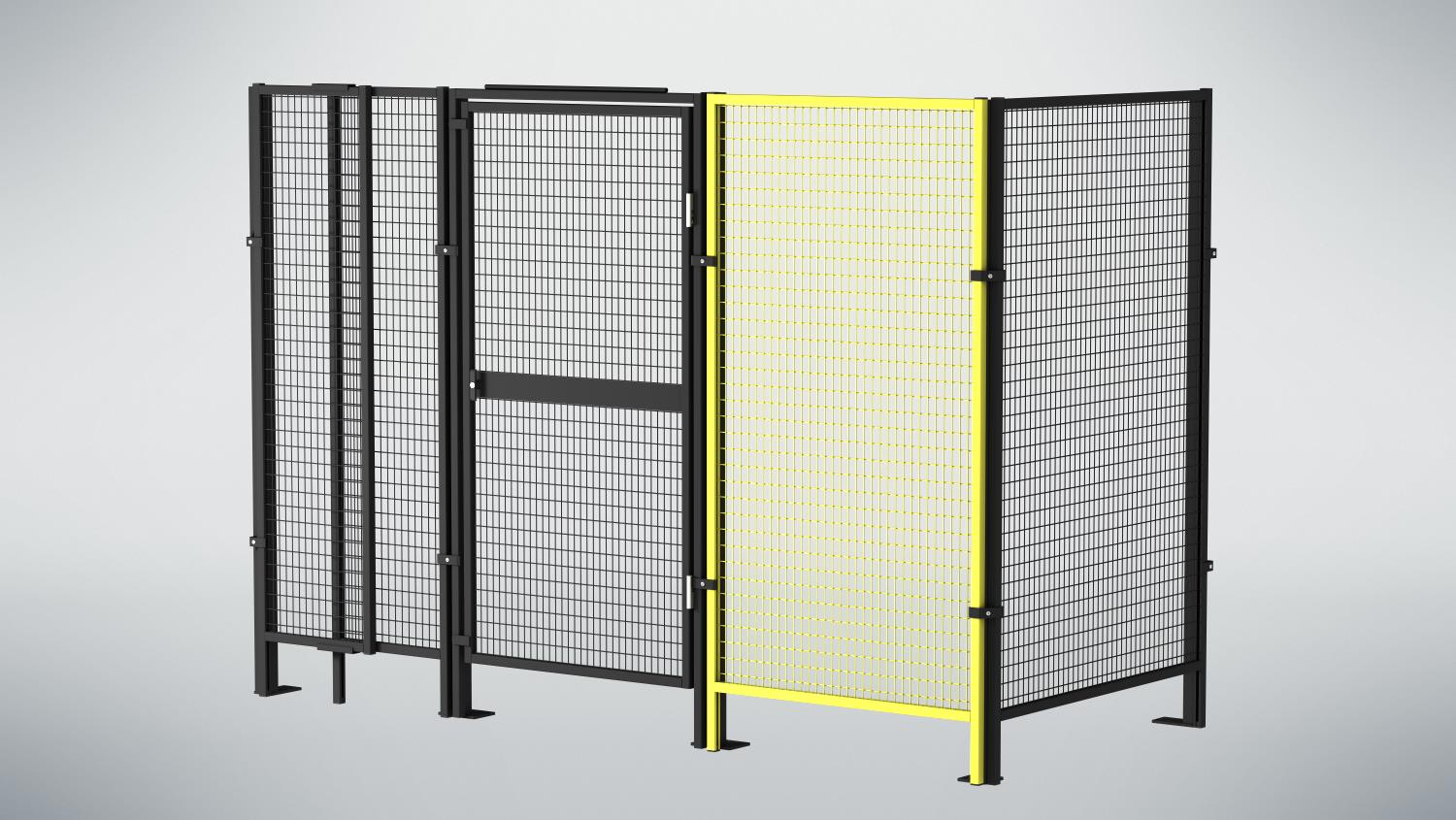Machinenschutz-Zaunelement, H 2000 mm (System 9900)