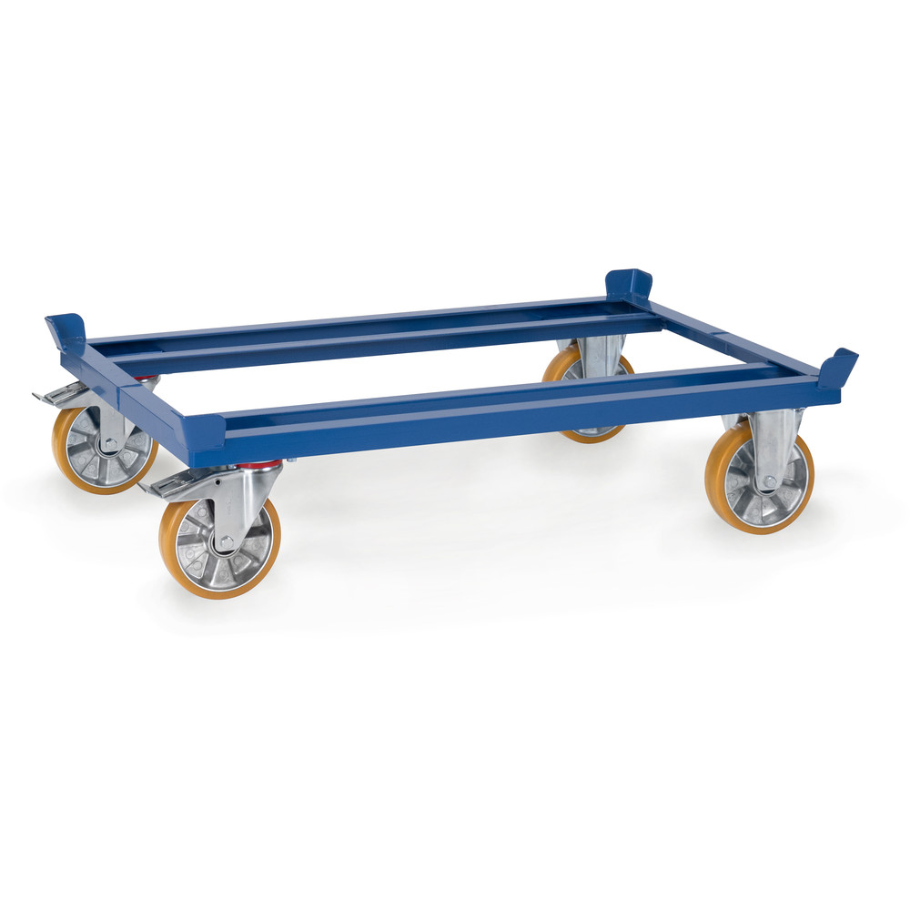 Paletten-Fahrgestell mit Polyurethan-Räder, Tragkraft 750 kg