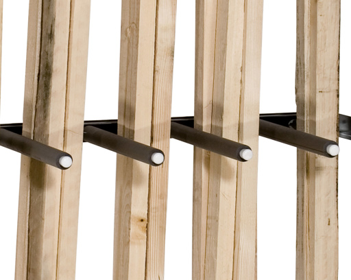 Ummanteltes Unterteilungsrohr für Langgutregal 