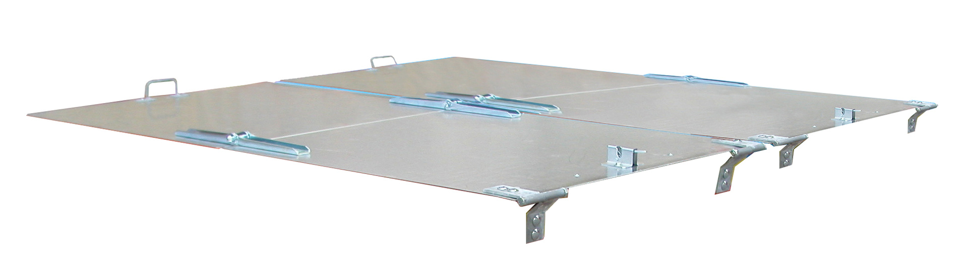 Deckel für Kippbehälter DUO/TRIO, verzinkt