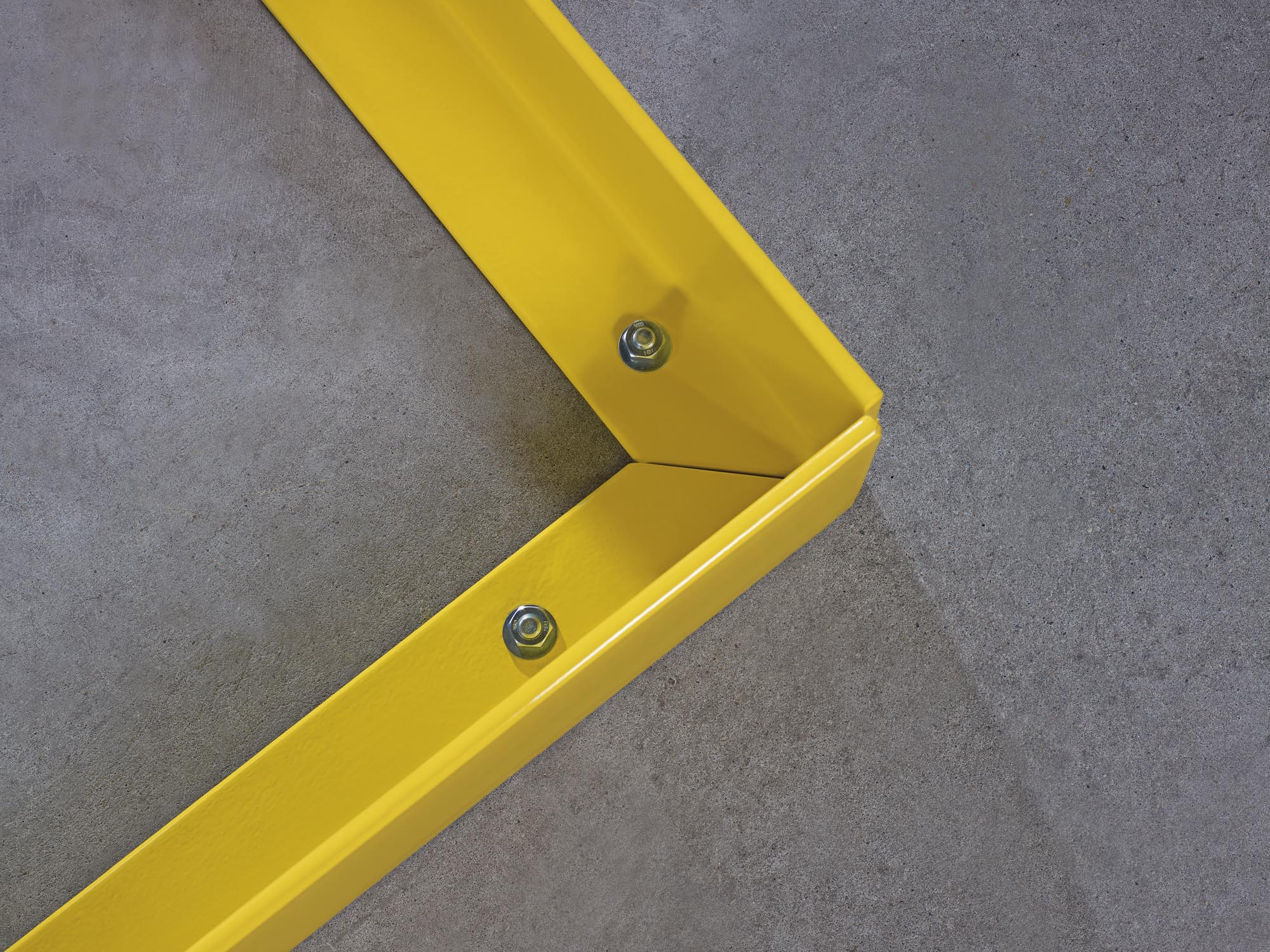 Winkel-Anfahrschutz, RAL 1018 zinkgelb