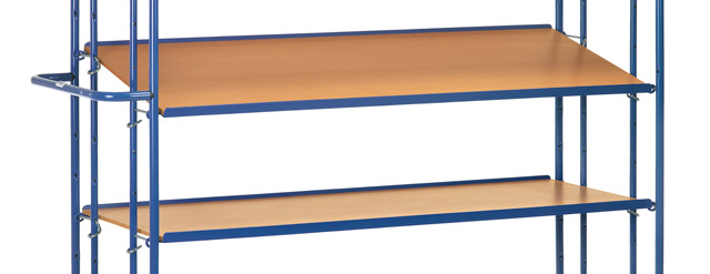 Verstellbarer Zusatzboden für Etagenwagen