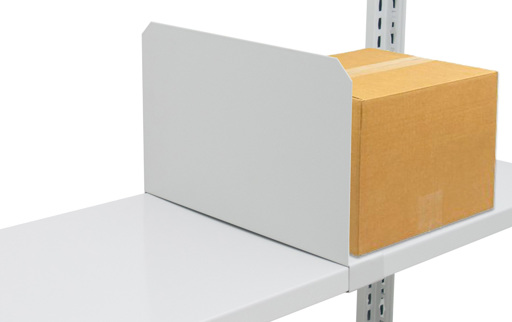 Klemmbarer Fachteiler, stufenlos verstellbar, RAL 7035 lichtgrau