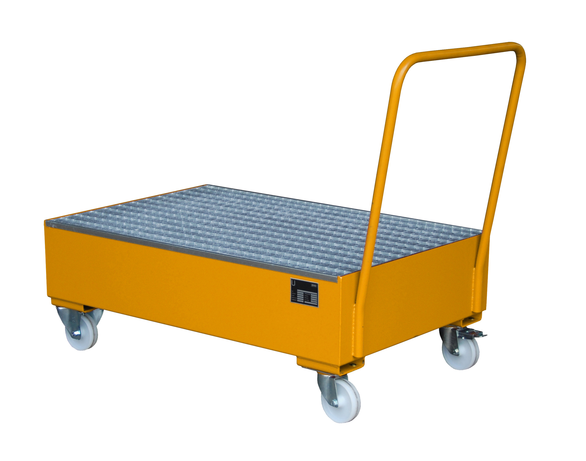 Fahrbare Auffangwanne SERIE 2000 mit Gitterrost