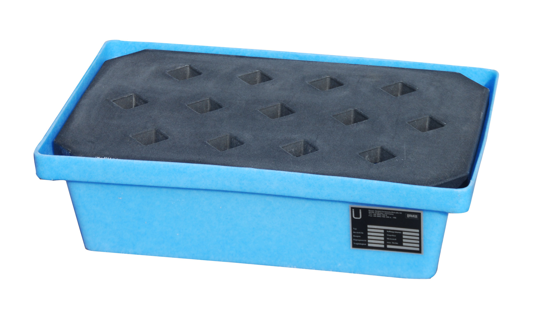 Paletten-Auffangwanne aus PE Typ KWP-P