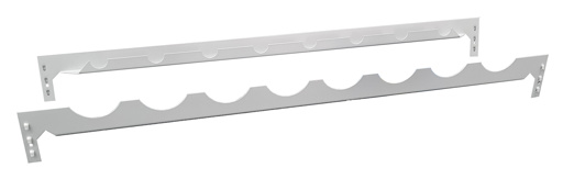 Zusatzebene für Weinregal, silber