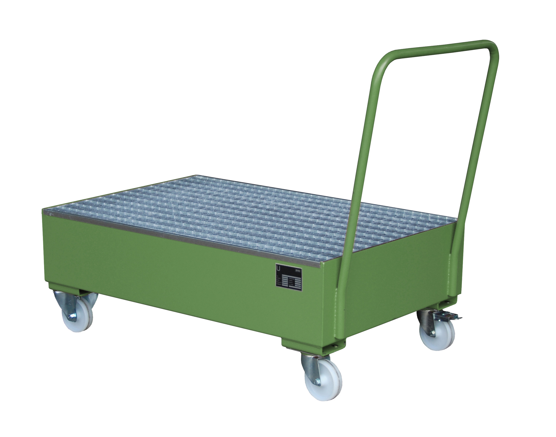 Fahrbare Auffangwanne SERIE 2000 mit Gitterrost