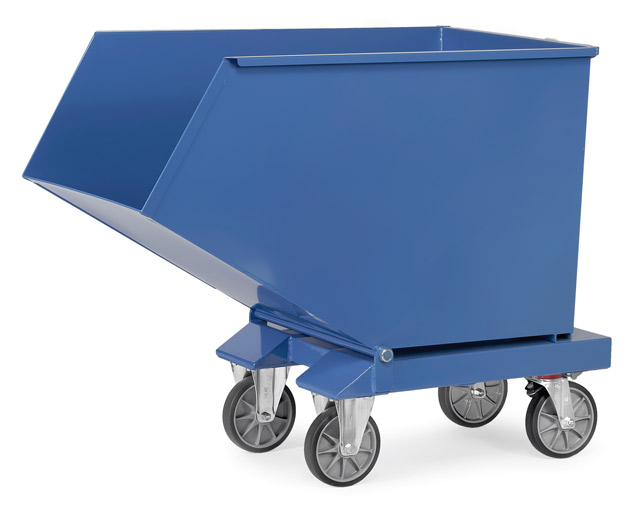 Muldenkipper, Tragkraft 750 kg, mit TPE-Rollen | fetra 4703
