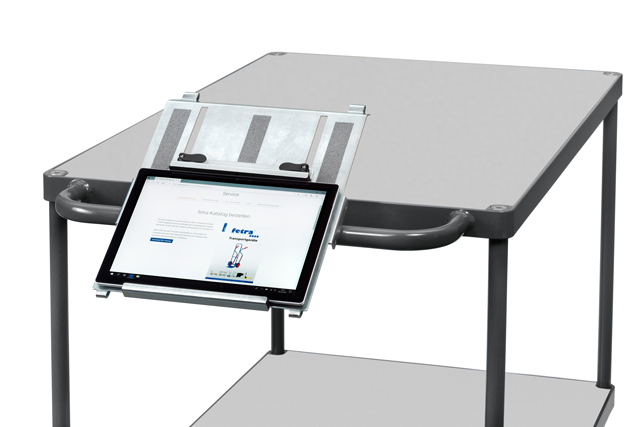 Tablethalterung für Kommissionierwagen