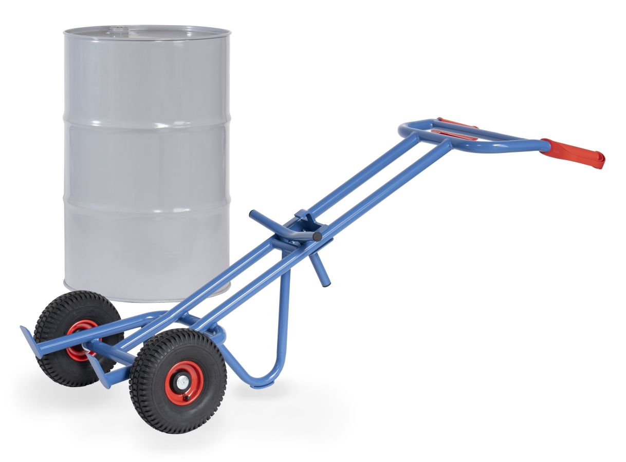 Fasskarre mit Stützbügel, Tragkraft 300 kg