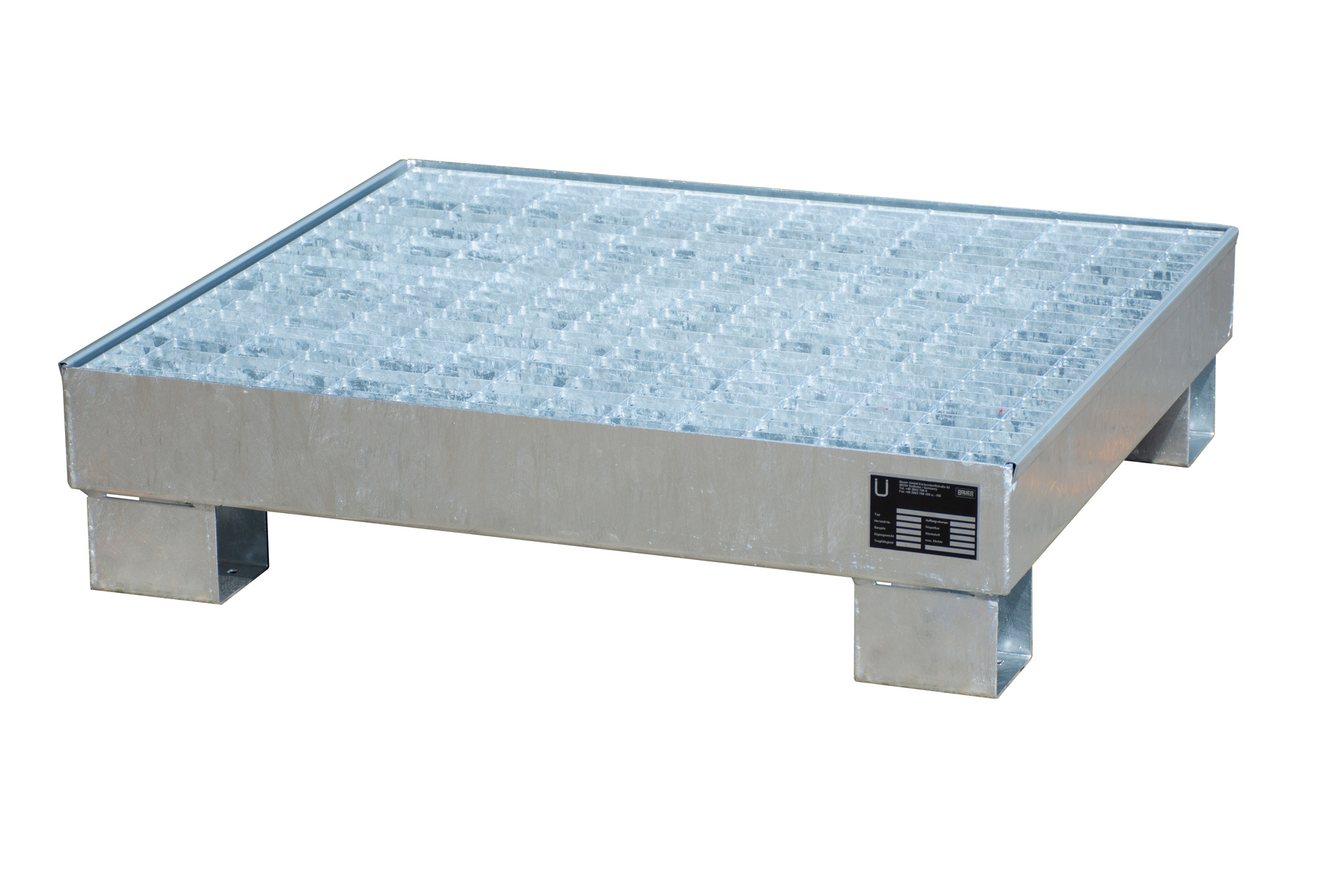Auffangwanne Typ AW 60 mit Gitterrost