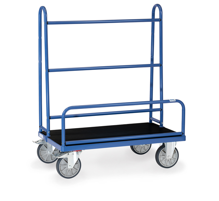 Plattenwagen, Ladefläche mit Riefengummi, Tragkraft 600 kg