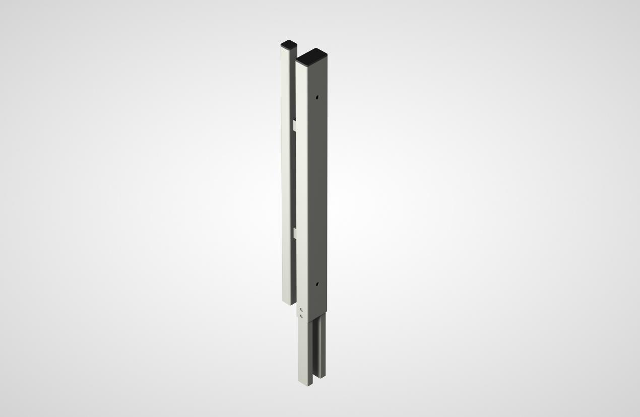 Aufsatzpfosten - einsteckbar in Pfosten (System 9200)