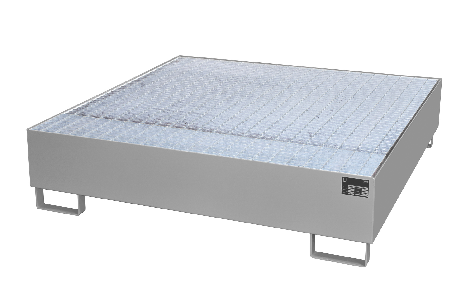 Auffangwanne mit Gitterrost Typ AW (zur Fasslagerung)