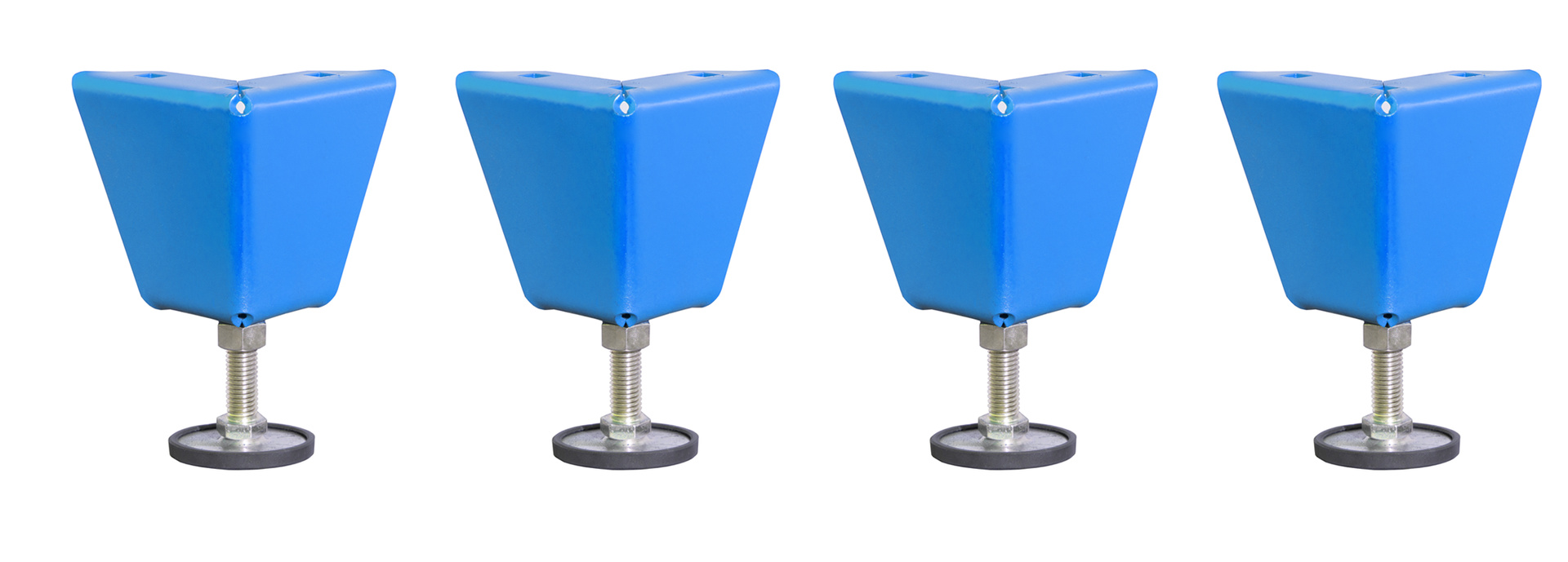 Höhenverstellbare Füße (Set, 4 Stück) für Rollladenschrank Typ RSG