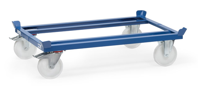 Paletten-Fahrgestell mit Polyamid-Räder, Tragkraft 1050 kg