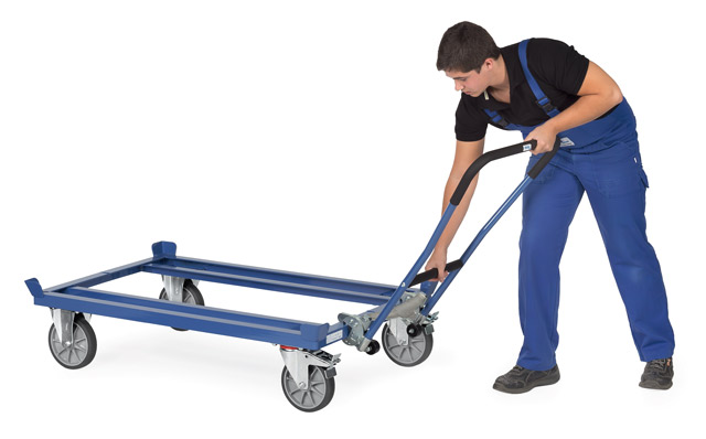 Einklink-Schiebebügel für Paletten-Fahrgestell