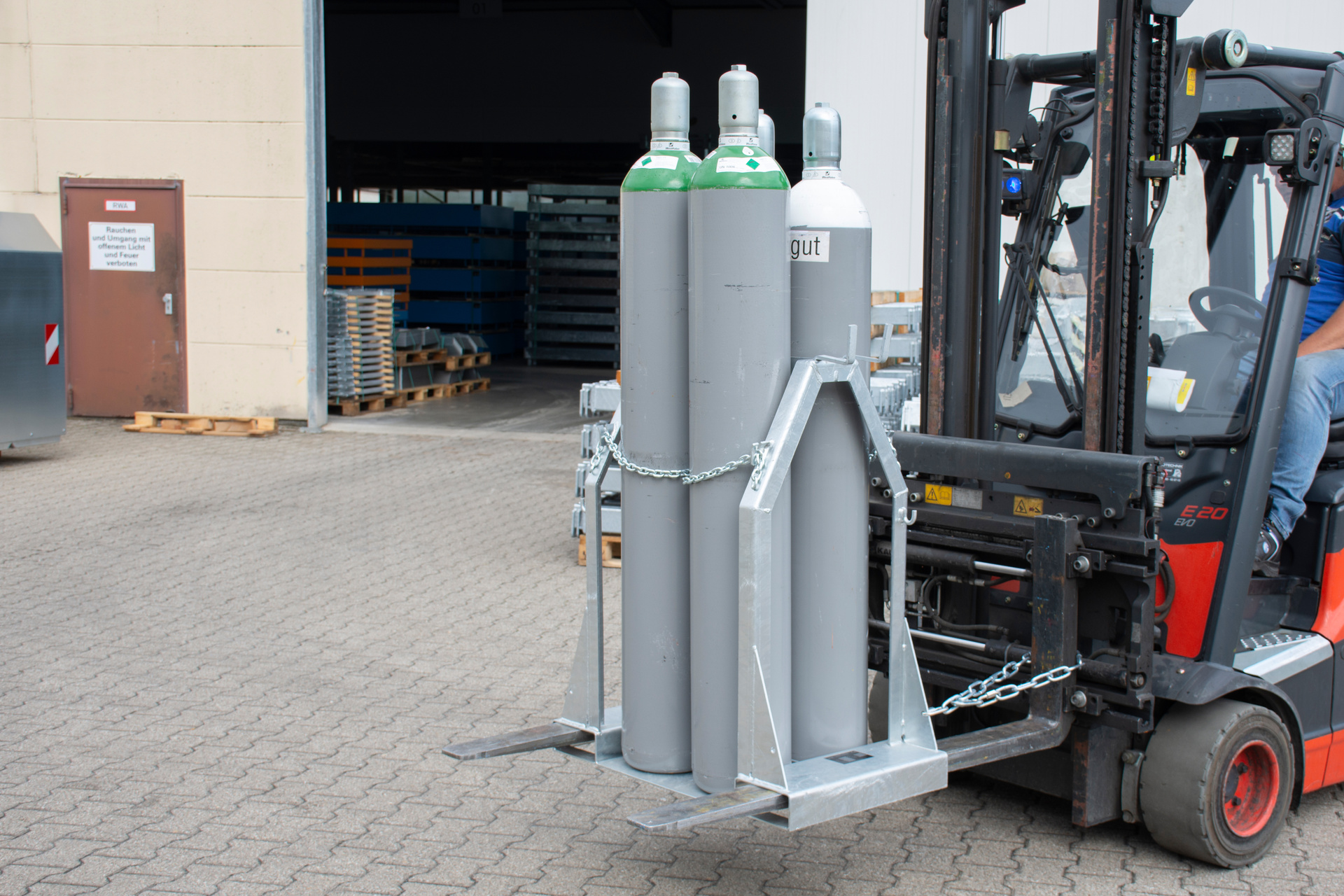 Stahlflaschen-Palette Typ SFP