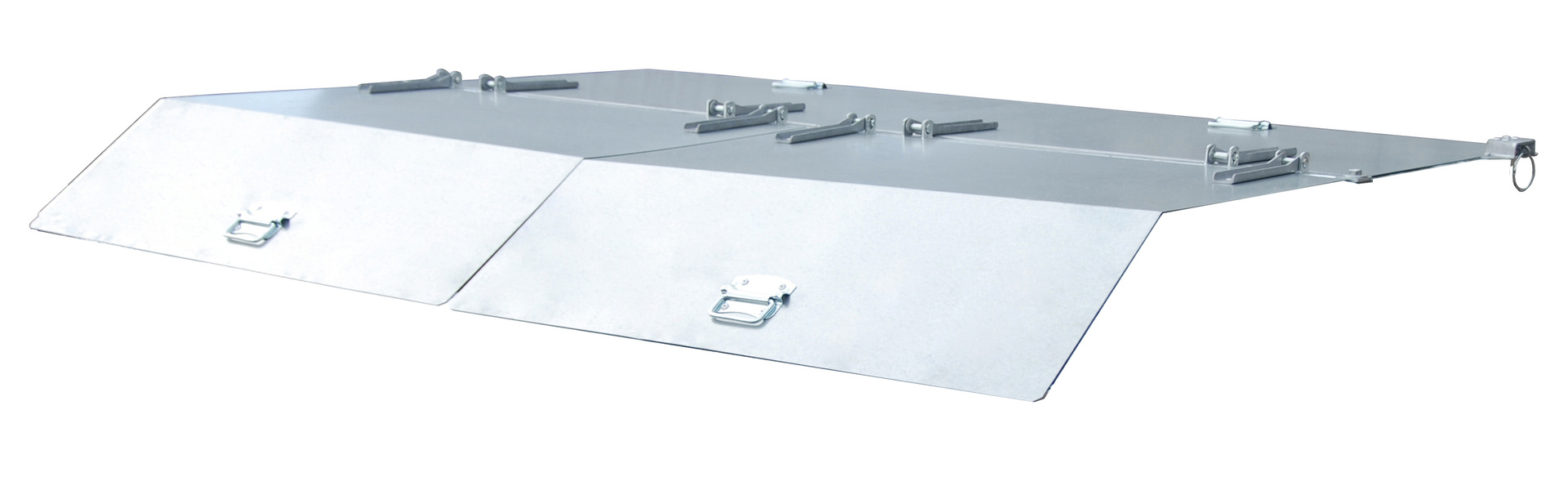 Deckel für Kippbehälter Typ BK, verzinkt