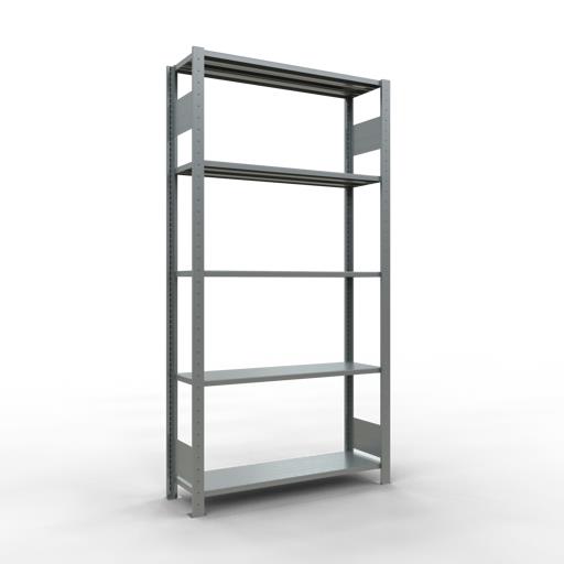 Stecksystem Grundregal, MULTIplus 150 kg, beidseitig nutzbar (Längenriegel)