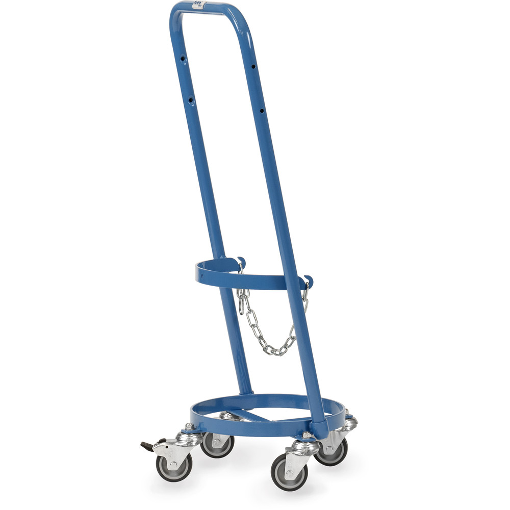 Stahlflaschenroller, Tragkraft 80 kg