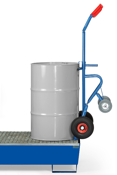 Fasskarre mit Stützräder, Tragkraft 300 kg | fetra 2079