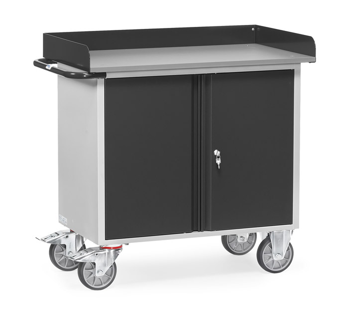 Werkstattwagen ohne Abrollrand, Tragkraft 400 kg