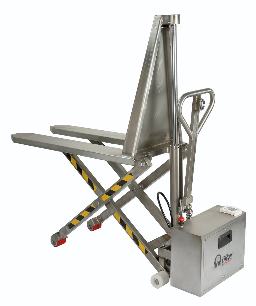 Elektrischer Edelstahl - Scherenhubwagen HX 10E INOX
