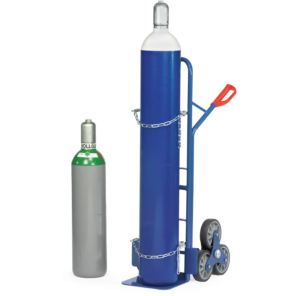 Stahlflaschen-Treppenkarre, Tragkraft 200 kg