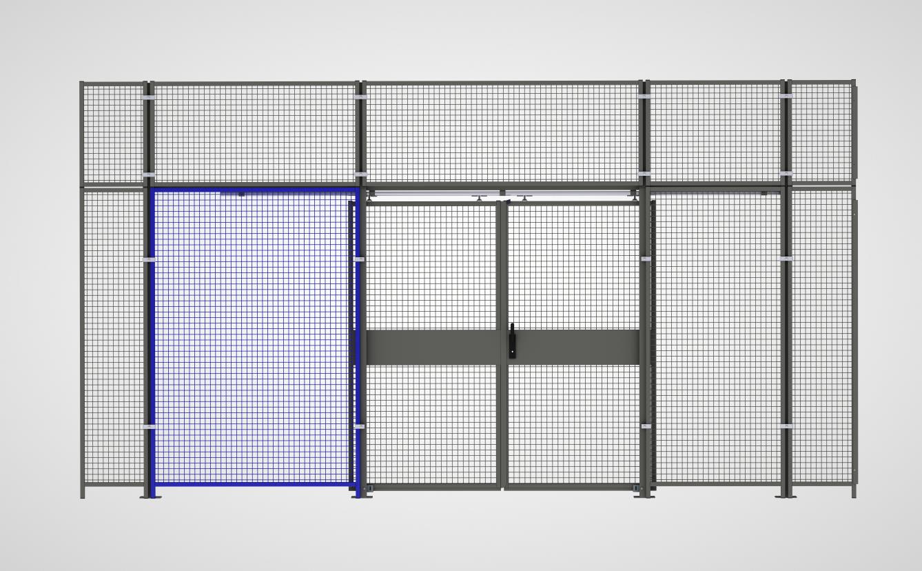 Wandelement mit Gitterfüllung (System 9200)