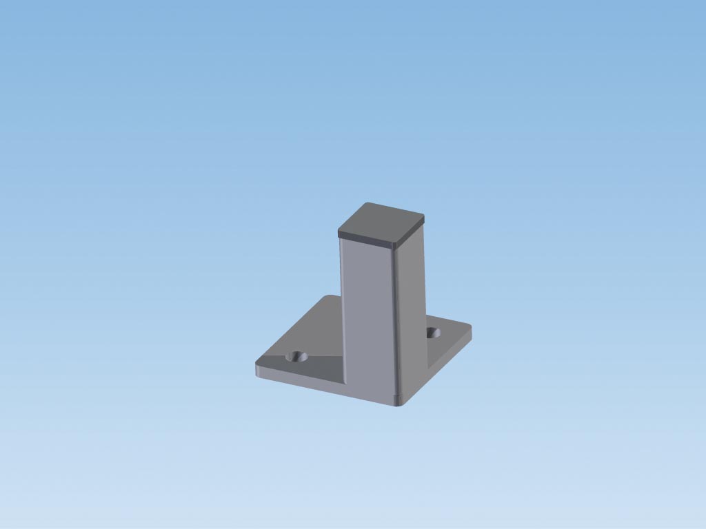 Pfosten zur Befestigung der Elemente (System 9200)