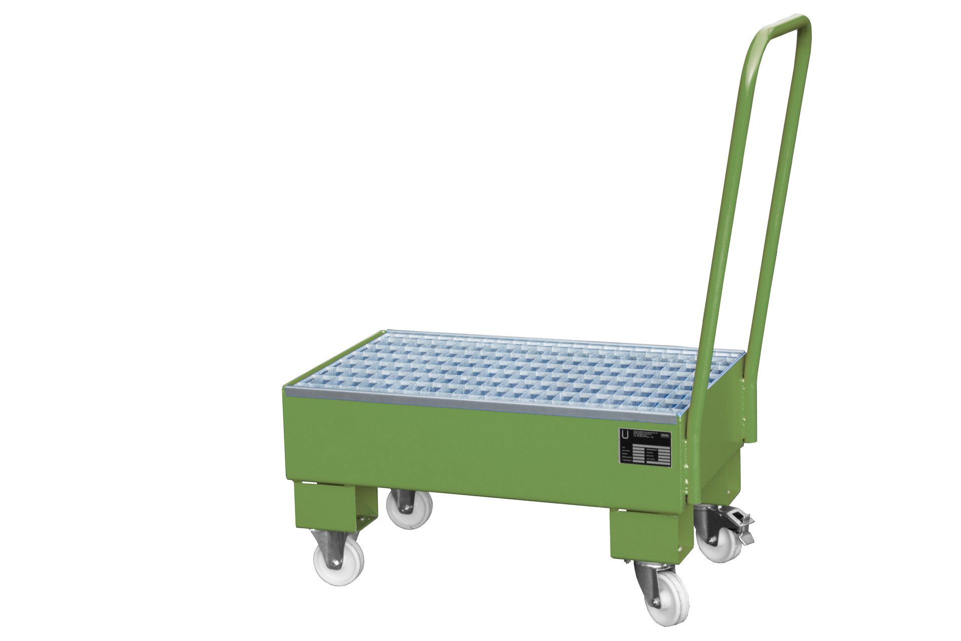 Fahrbare Auffangwanne Typ AW 60 mit Gitterrost