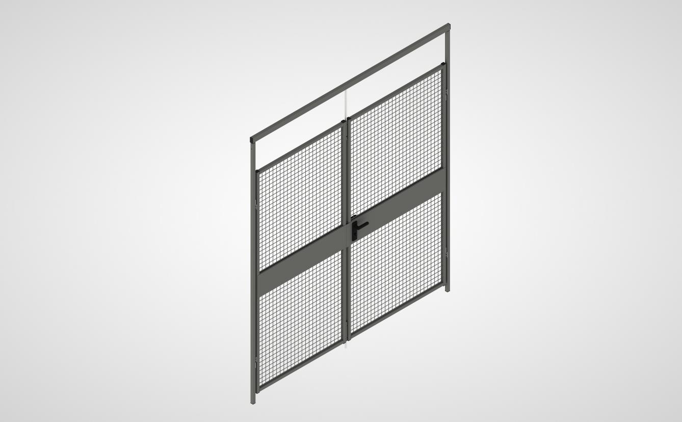 Doppelflügeltür, Durchfahrtshöhe 2.500 mm (System 9200)