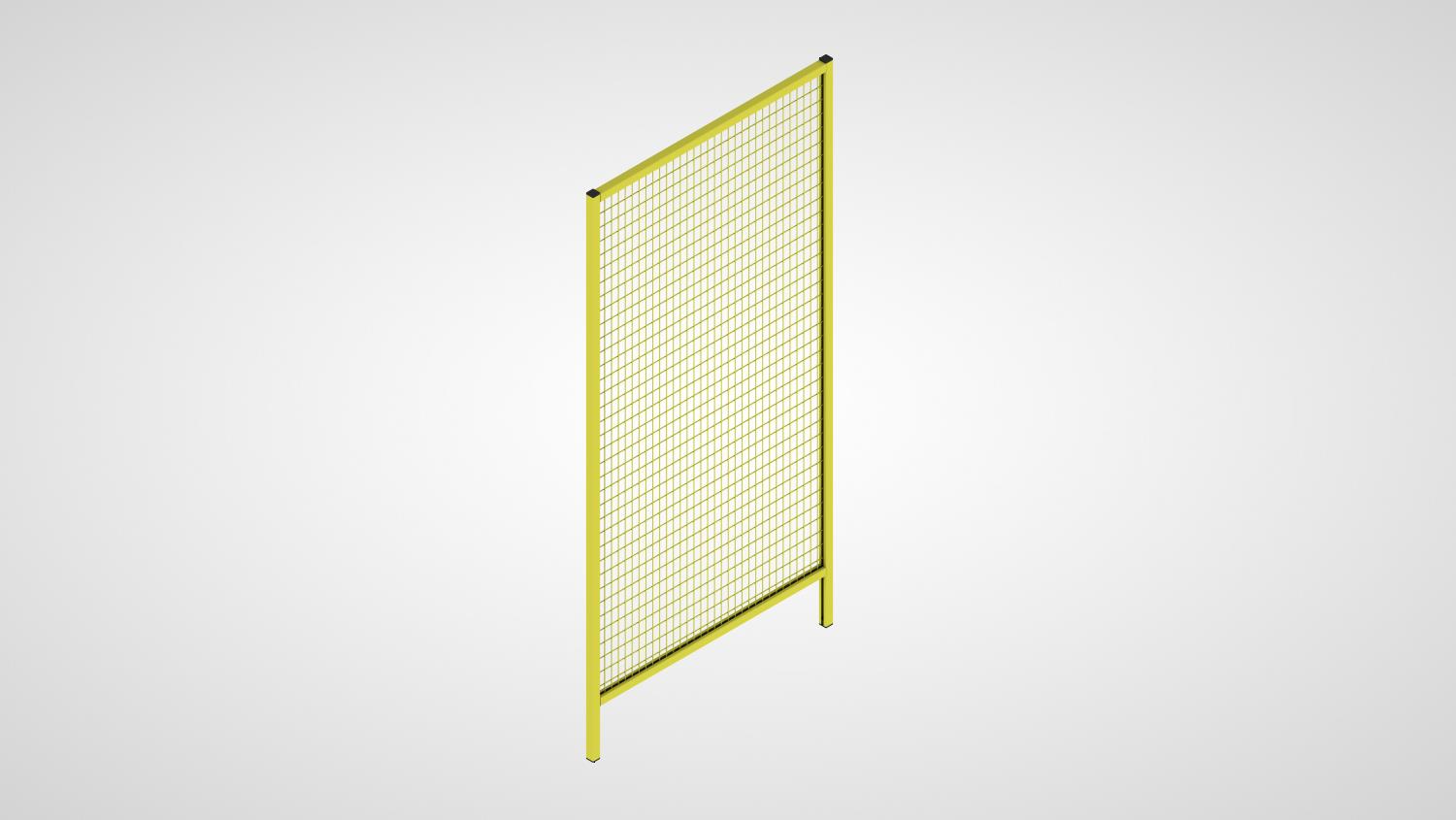 Machinenschutz-Zaunelement, H 2000 mm (System 9900)