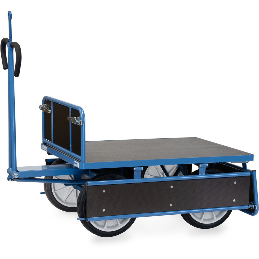 Großer Handpritschenwagen mit Bordwänden, Tragkraft 1000 kg | fetra 6454VZ